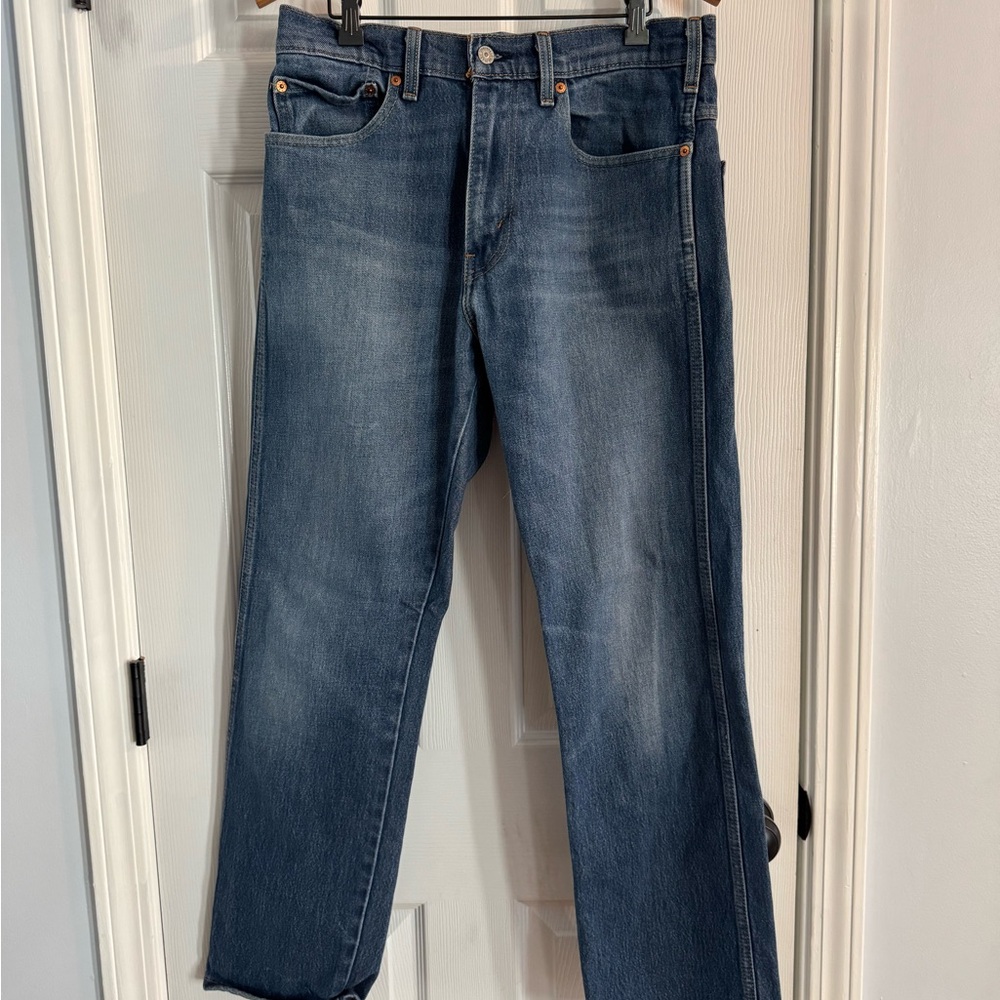 Levi's Straight-Leg Mid Wash Jeans - Men's